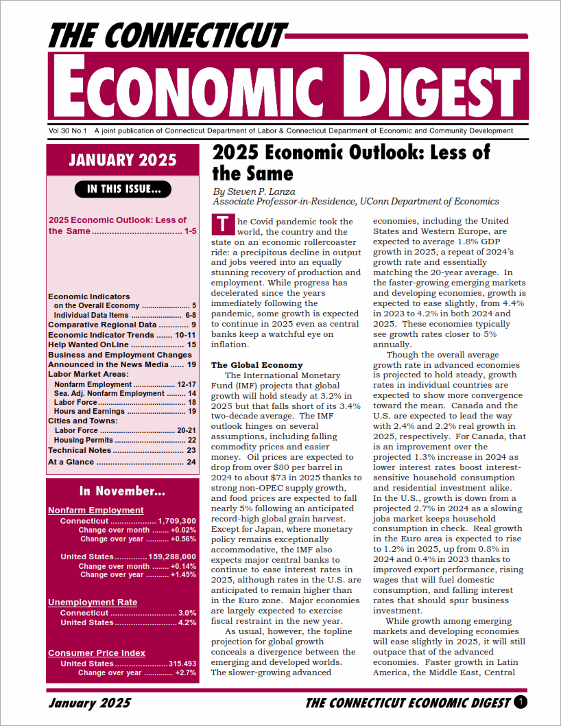 Download January 2025 Economic Digest