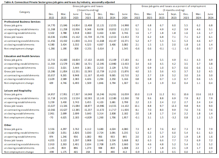 chart 7 2Q 2024 Business Employment Dynamics