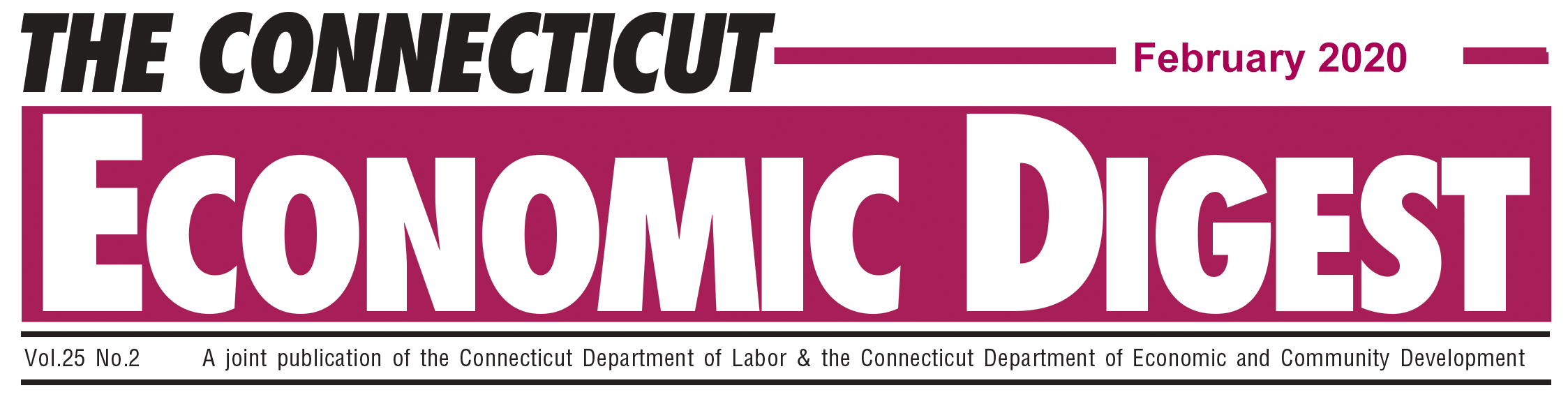 February 2020 Connecticut Economic Digest
