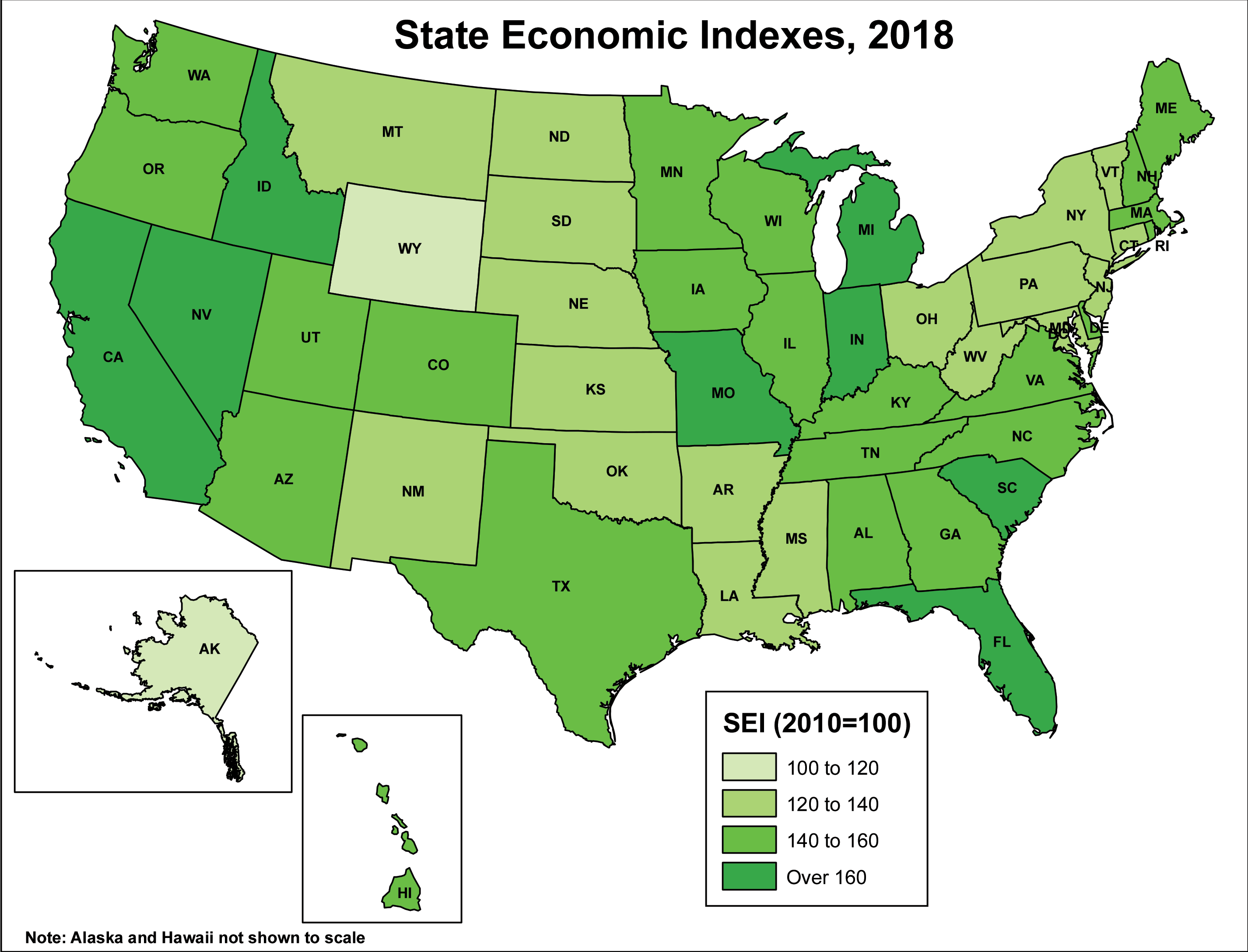 State Economic Indexes, 2018