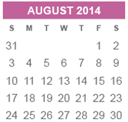 August 2014 August 2014